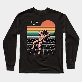 Retro Astronaut Long Sleeve T-Shirt